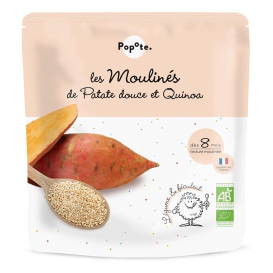Popote Puré de Boniato y Quinoa +8M Bio 180 g