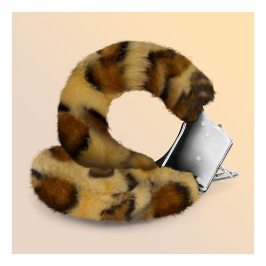 Crushious Love Cuffs Esposas de Felpa Leopardo 1ud