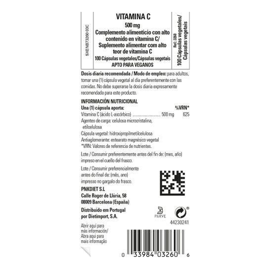 Solgar Vitamina C 500 mg 100vcaps