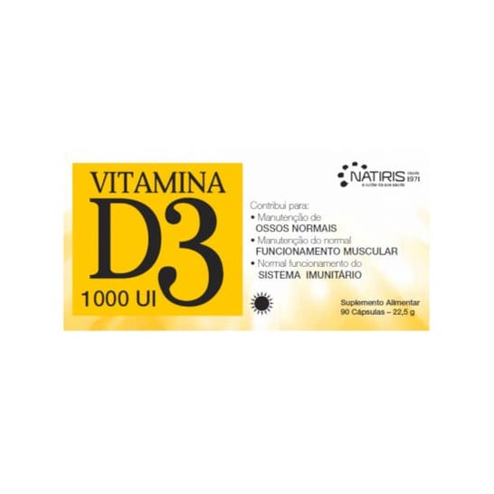 Natiris Vitamina D3 1000 Ui 90caps