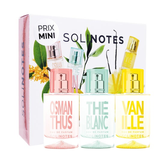 Solinotes Cofre Trio Perfume Osmanthus Té Blanco Vainilla 3x15 ml
