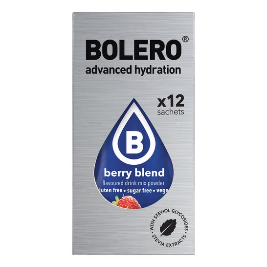 Bolero Sticks Stevia Berry Blend Instant Drink 12 Sobres