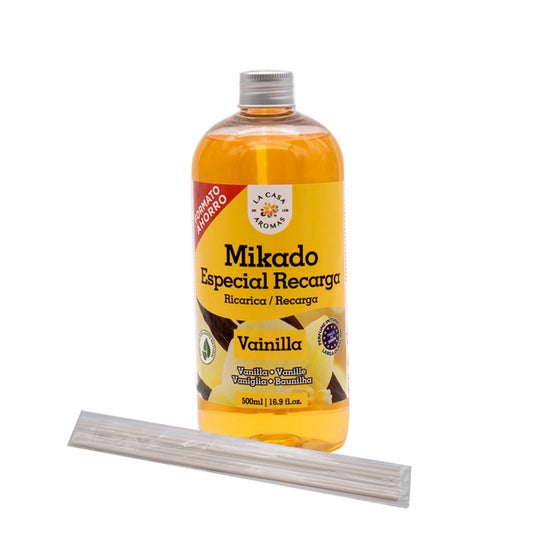 La Casa de los Aromas Mikado Recarga Vainilla 500ml