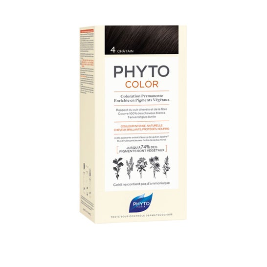 Phyto Phyto Phytocolor 4 Donker gegoten