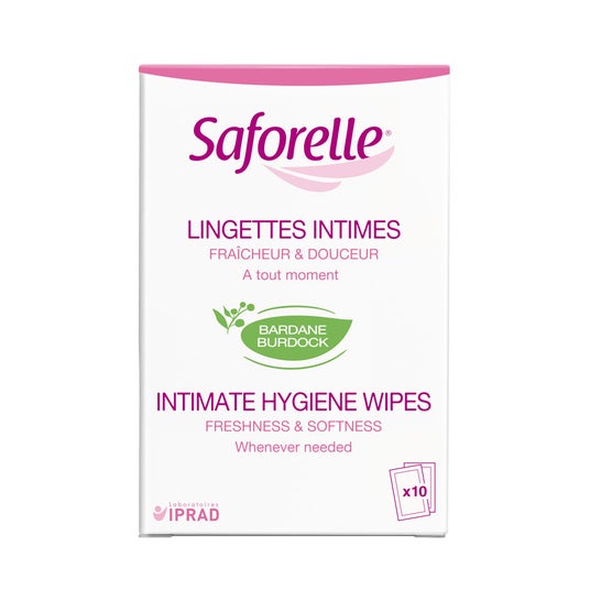 Saforelle Intimate Hygiene Wipes 10 units