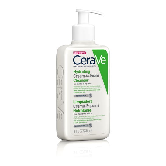 CeraVe Crema Espuma Limpiadora Hidratante 236ml