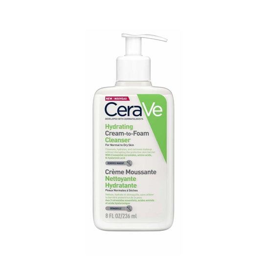 Cerave schuimende vochtinbrengende reinigingscrème 236ml