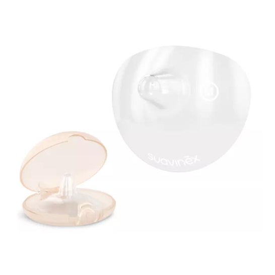 Suavinex Pezoneras de Silicona T-M 2uds + Caja Higiénica Suavinex Pezoneras de Silicona T-M 2uds + Caja Higiénica