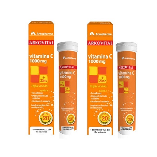 Arkovital Vitamina C 1000mg + Zinco 2x20comp