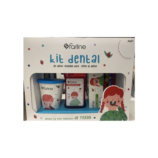 Farline Kit Dental Infantil con Vaso