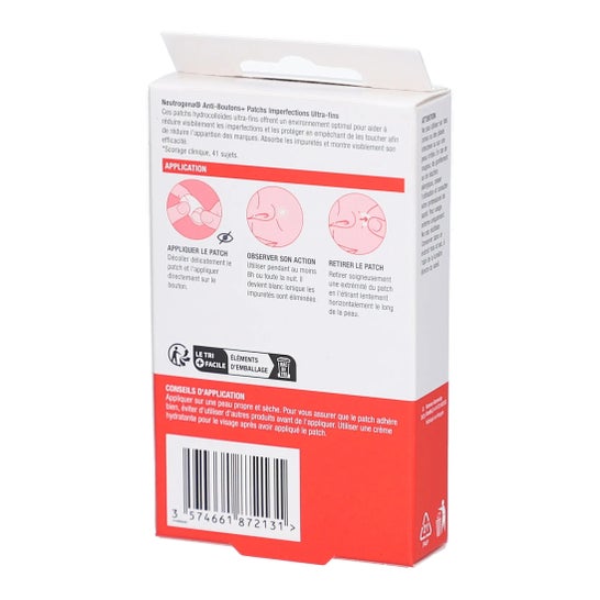 Neutrogena Anti-Brufoli + Cerotti Imperfezioni Ultra Sottile 24 pz