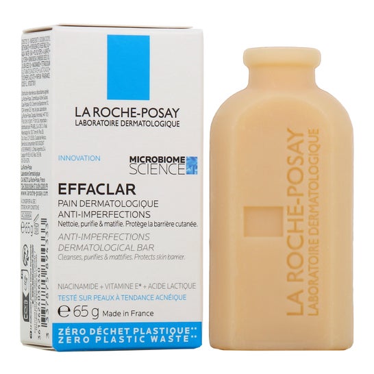La Roche-Posay Effaclar Jabón Dermatológico Antiimperfecciones 65 gr