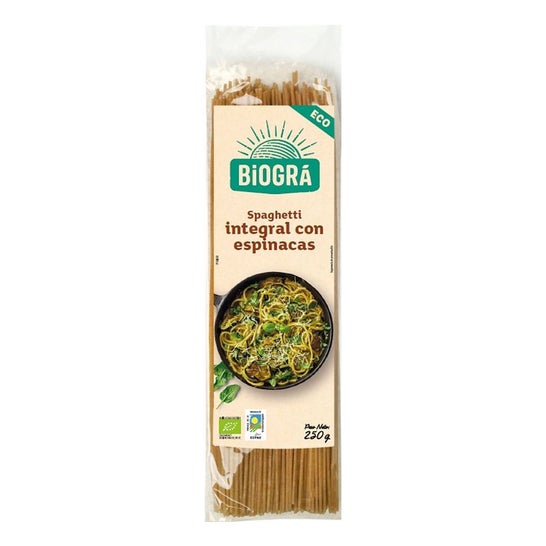 Biográ Spaghetti Integrali con Spinaci 250g