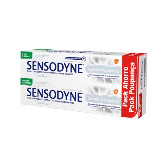 Sensodyne Whitening Care 75ml 2 pezzi