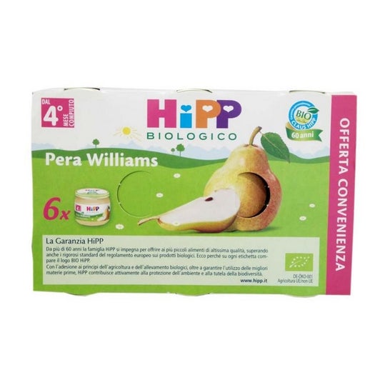 Hipp Bio Omog Pear W 100% 6X80