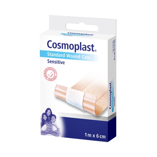 Cosmoplast Gevoelige Snijpleisters 6cmx1m 1ud