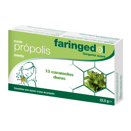 Faringedol menta 15 pastillas de goma