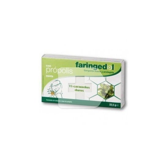 Faringedol menta 15 pastillas de goma