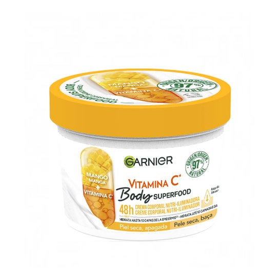 Garnier Body Superfood Mango + Vitamina C Crema Corporal 380ml