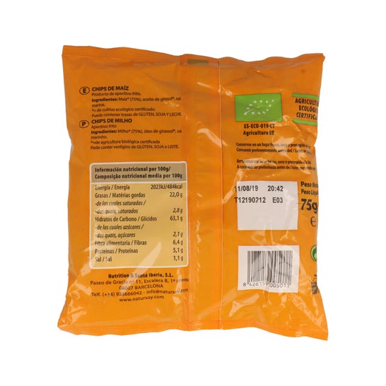 Natursoy Chips de Maíz Bio 75 g