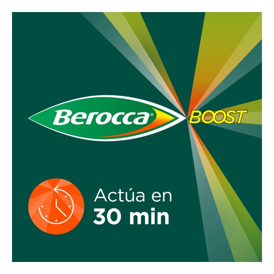 Berocca Boost Magnesio Vitaminas y Minerales con Guaraná 15 Comprimidos Efervescentes