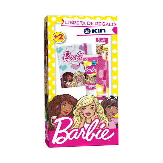Kin Pack Barbie Cepillo+ Pasta + Libreta