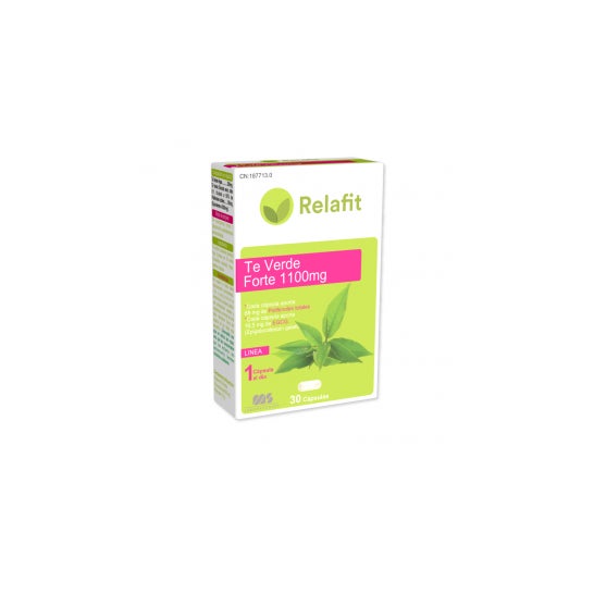 Relafit Té Verde Forte 1100 Mg 30 cápsulas