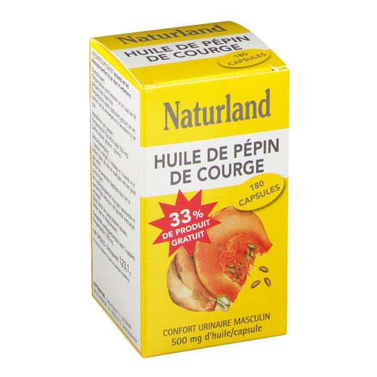 Naturland Huile Pepin Courge 180 Kapseln