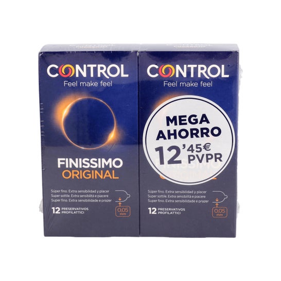 Control Finissimo Preservativos 12 U 2 Envases