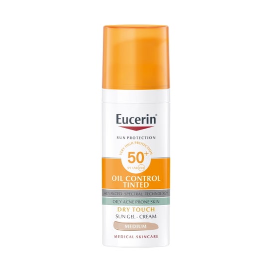 Eucerin Sun Oil Control Dry Touch Gel-Crema Tono Medio SPF50+ 50ml