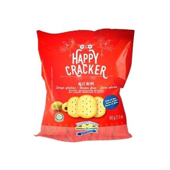 Happy Farm Happy Crackers Olive Sin Gluten 60g