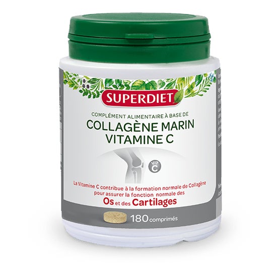 Superdiet Colágeno Marino Vitamina C 180comp