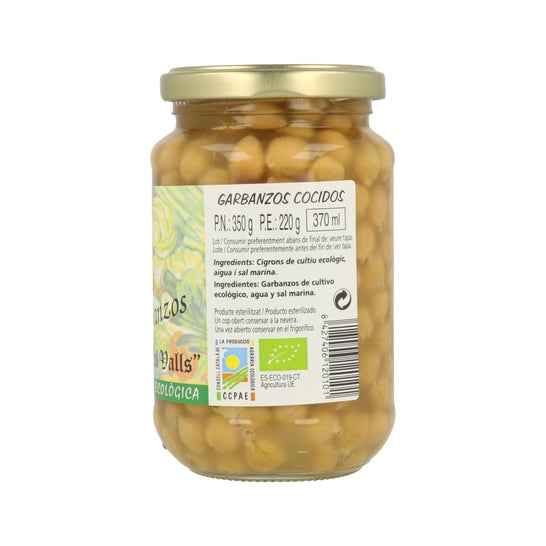 Cal Valls Garbanzos Cocidos Eco 220g