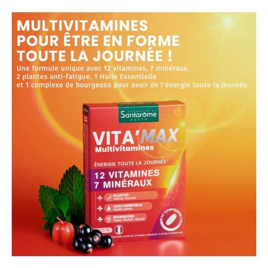 Santarome Vita'Max Multivitaminas 30comp Santarome Vita'Max Multivitaminas 30comp