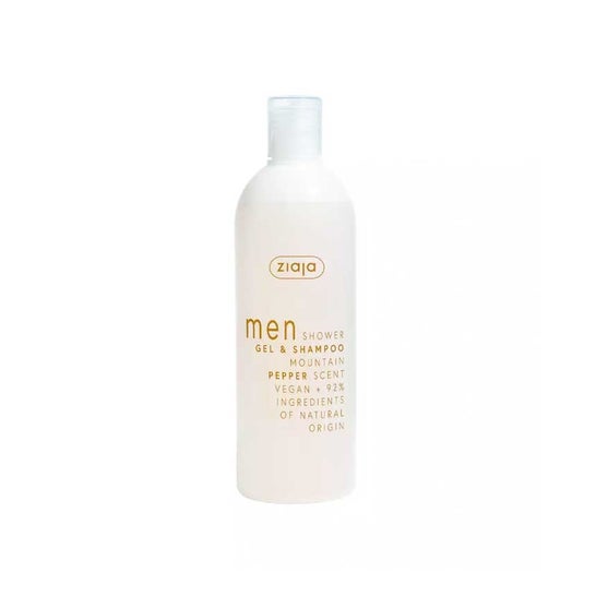 Ziaja Men Shower Gel & Shampoo Mountain Pepper Scent 400ml