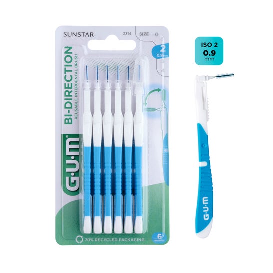 Gum Bi-Direction Brush 0.9 Mm