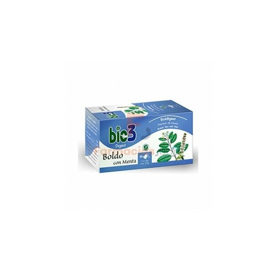 Bio3 Boldigest Boldo con Menta 25 Filtros