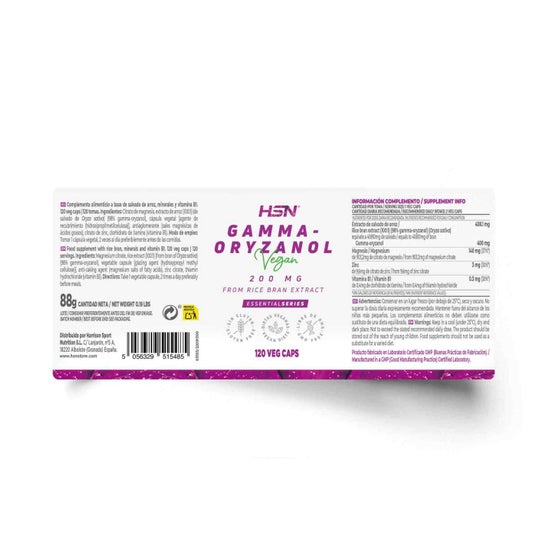 HSN Gamma-Oryzanol 200mg 120vcaps