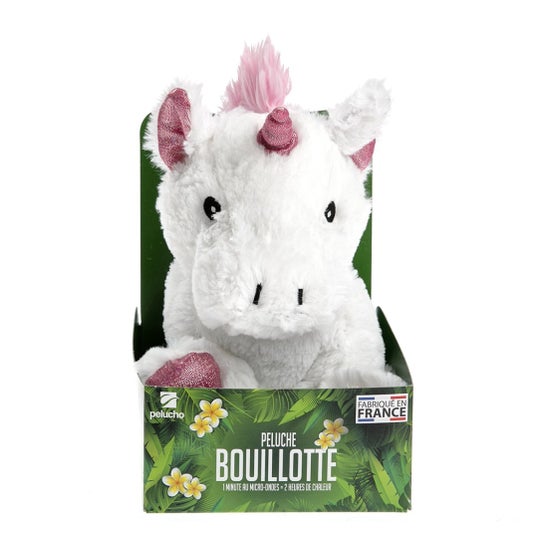 Pelucho Bouillotte Licorne Déhoussable