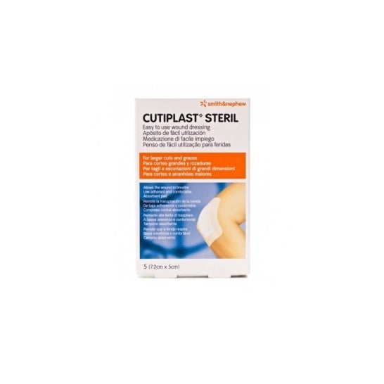 Cutiplast® apósito estéril 7,2 cm x 5 cm 5uds