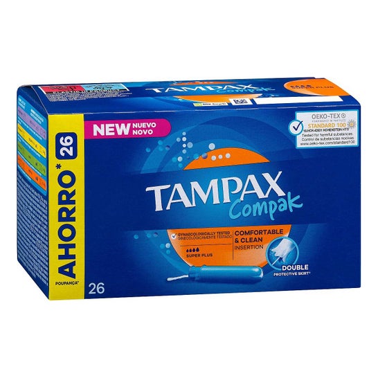 Tampax Compak Super Plus 26uds