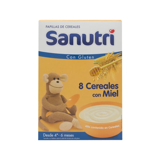 Sanutri 8 ontbijtgranen met honing 600g