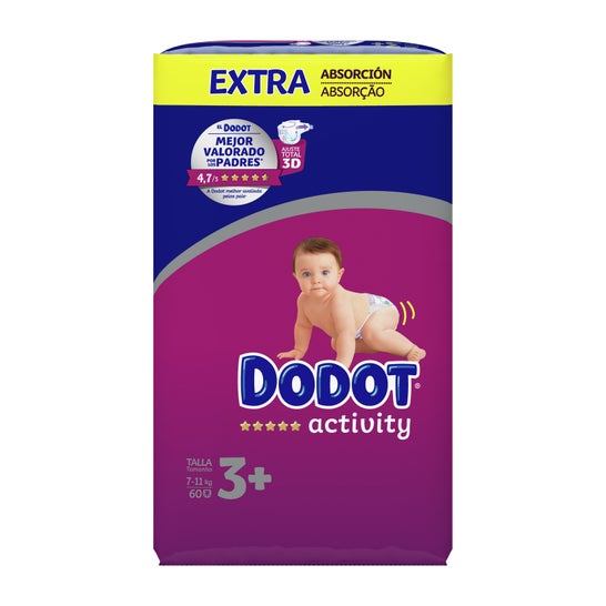 Dodot Dodot Diapers Activity T-3 Extra 60 pcs