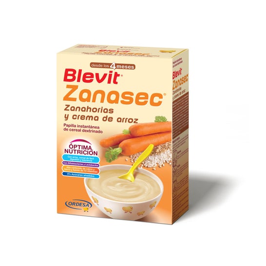 Blevit® Zanasec gulerødder ris creme 300g