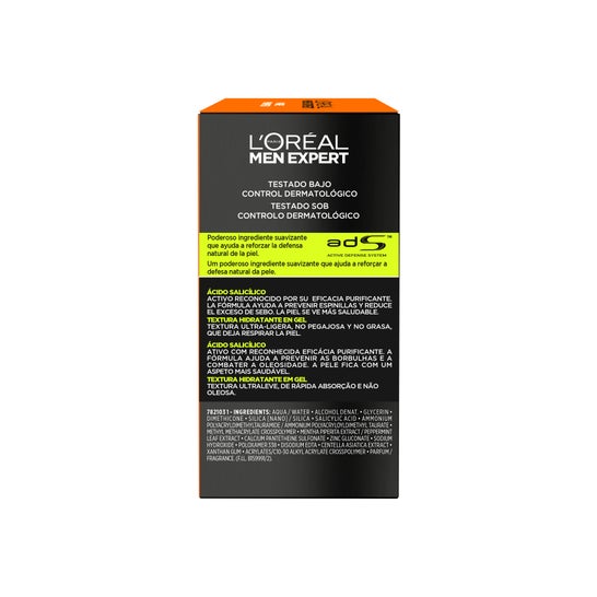 L'Oreal Men Expert Pure Power fugtighedsgivende anti-imperfektioner 50 ml