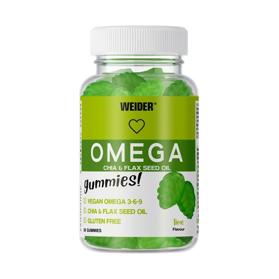 Weider Energy Boost Gummies Omega 50uds