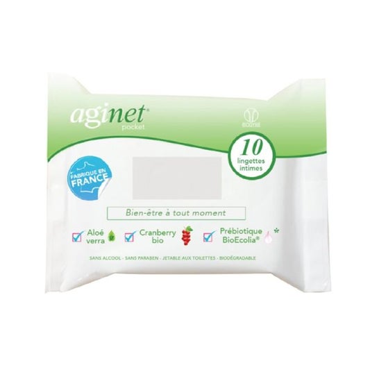 Aginet Intimate Wipes 10