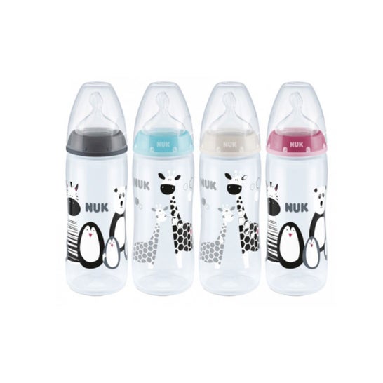Nuk Biberon Fc + Pp Silicone 1Ud Safari 6-18 M Xl