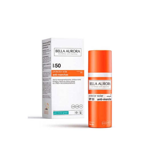 Bella Aurora Protector Solar Facial Anti-Manchas Piel Mixta-Grasa SPF50+ 50ml