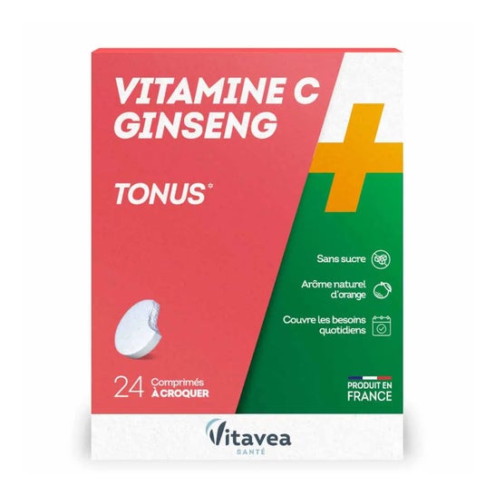 Voeding gevend? Vitamine C + ginseng 2*12 tabletten Voeding gevend? Vitamine C + ginseng 2*12 tabletten